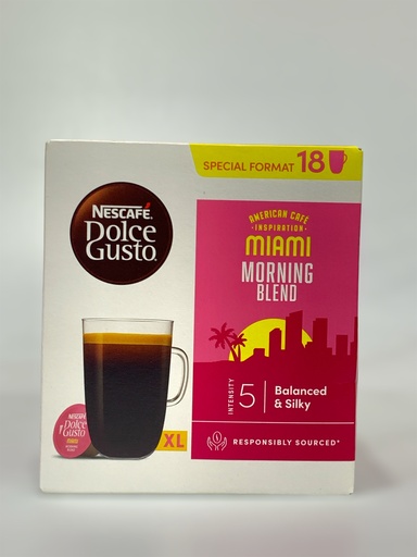 Nescafe Miami Morning Blend Balanced And Silky 18 Capsule