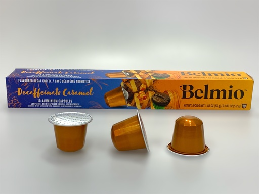 Belmio Decaffeinats Caramel 10 Capsule