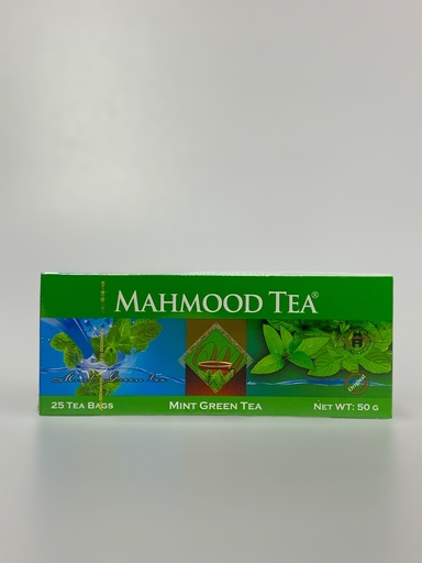 Mahmood Tea Mint Green Tea 25 Tea Bags