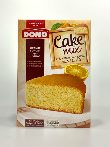 Domo Cake Mix Orange and Vanilla 500g