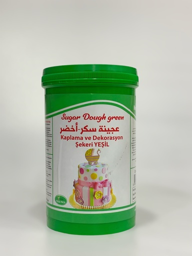 Food Pack Sugar Dough Green 1Kg