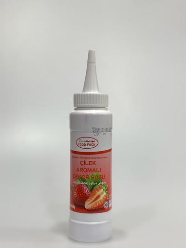 Food Pack Strawberry Flavoured Decoration Sauce 350g