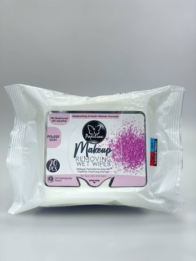 Papilion Make-Up Removing Wipes 20Pcs