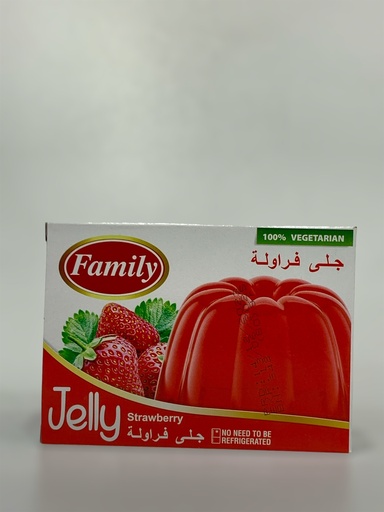 Family Jelly Strawberry 80g