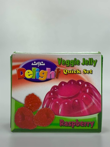 Delight Veggie Jelly Quick Set Raspberry 85g