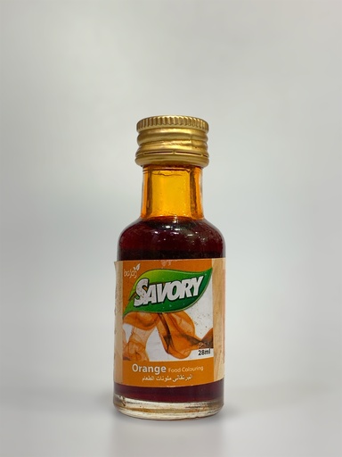 Savory Orange Food Colouring 28ml