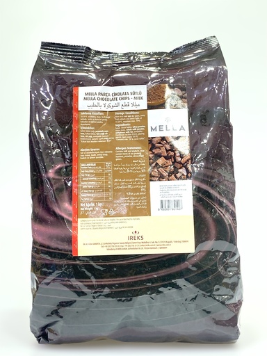 Mella Chocolate Chips Milk 1Kg