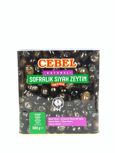 Cebel Black Olives 1.5Kg