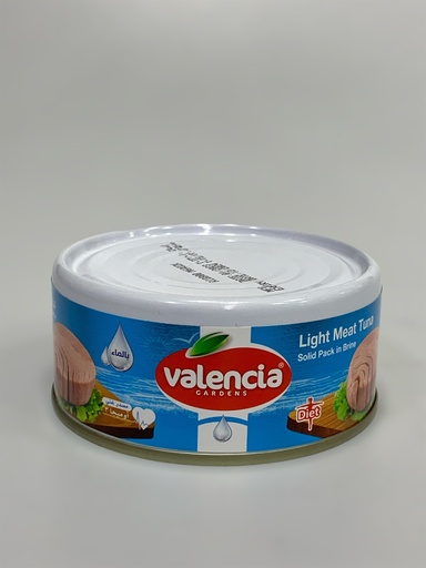 Valencia Light Meat Tuna Solid Pack In Brine 160g