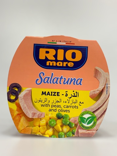 Rio Mare Salatuna Maize With Peas Carrots And Olive 160g