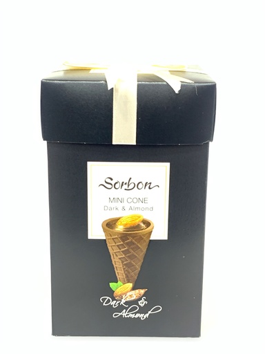 Sorbon Mini Cone Dark And Almond 200g