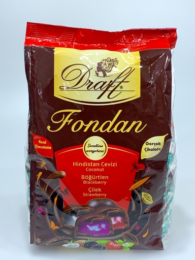 Draft Fondan Coconut And Blackberry And Strawberry 1Kg