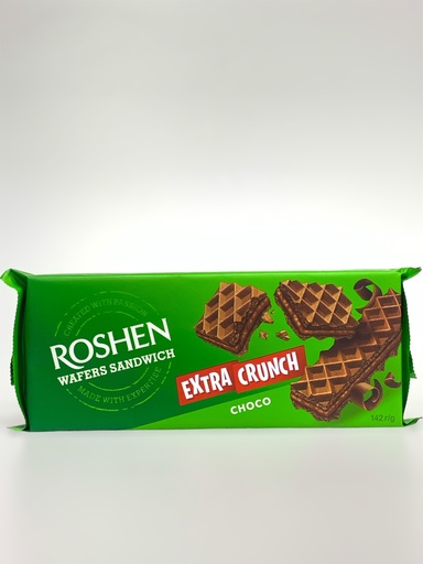 Roshen Wafers Sandwich Extra Crunch Choco 142g