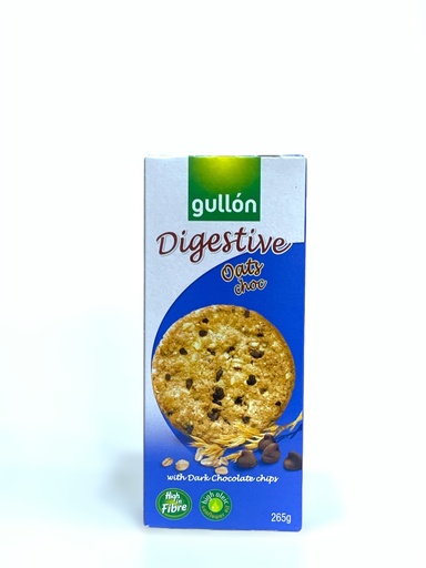 Gullon Digestive Oat And Choc With Dark Chocolate Chips 265g