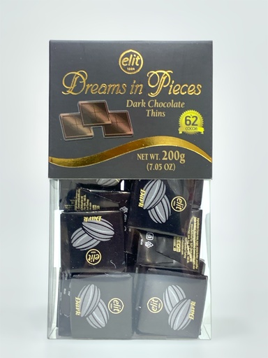 elit Dreams In Pieces Dark Chocolate Thins 200g